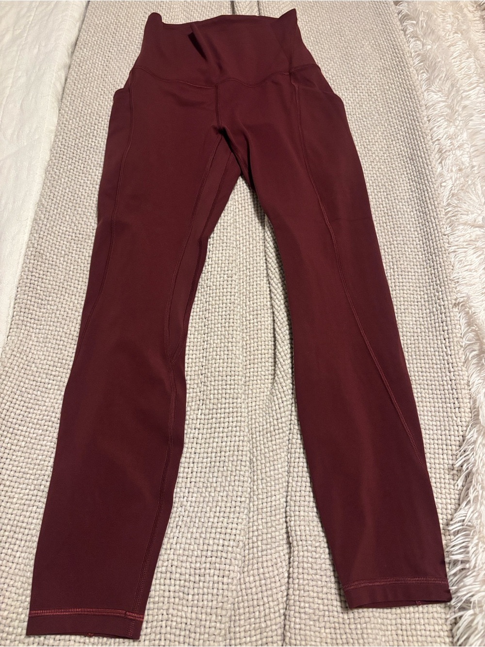 lululemon athletica High-Rise Burgundy Leggings